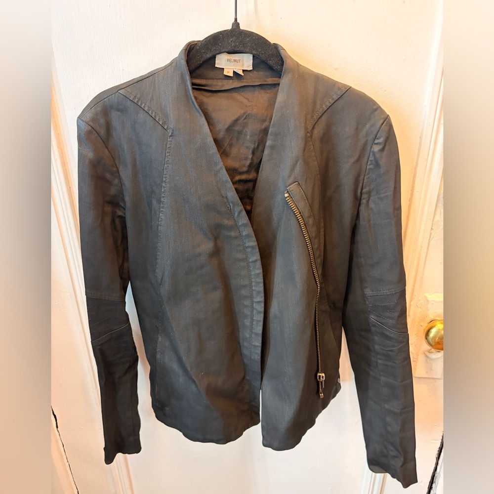 Helmut Lang Vintage Black Denim Jacket